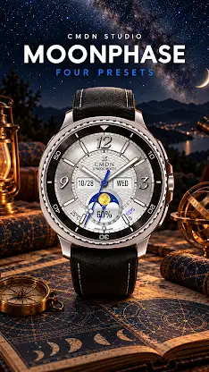 Moonphase Watch Face screenshot 1