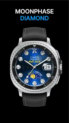 Moonphase Watch Face Diamond screenshot 3
