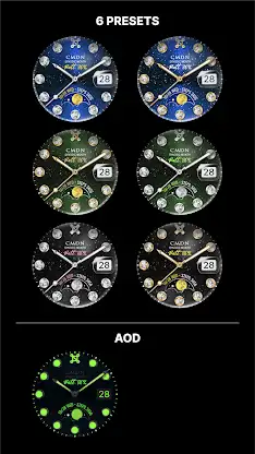 Moonphase Watch Face Diamond screenshot 2