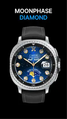 Moonphase Watch Face Diamond screenshot 6