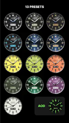 Classic Pilot Watch Face screenshot 2