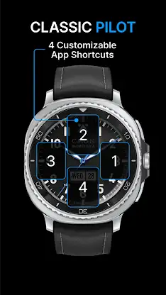 Classic Pilot Watch Face screenshot 3