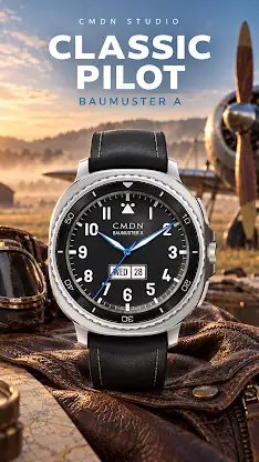 Classic Pilot Watch Face screenshot 1