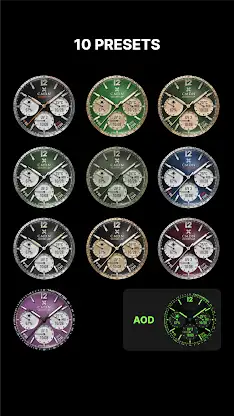 Racing Chrono Watch Face 02 screenshot 2