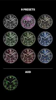 Racing Chrono Watch Face 03 screenshot 2