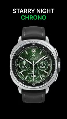 Starry Night Chrono Watch Face screenshot 5