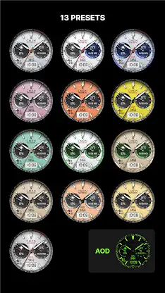 Racing Chronograph Watch Face screenshot 2