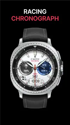 Racing Chronograph Watch Face screenshot 4