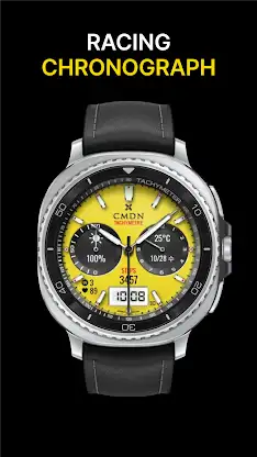 Racing Chronograph Watch Face screenshot 7