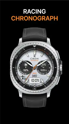 Racing Chronograph Watch Face screenshot 3
