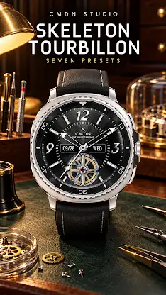 Skeleton Tourbillon Watch Face screenshot 1
