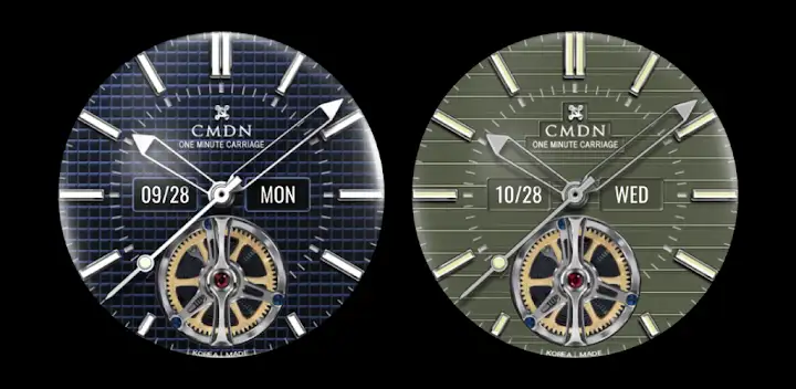Tourbillon Watch Face Navy — Android app banner