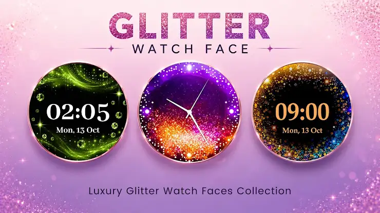 Glitter Watchfaces for Wear OS screenshot 6