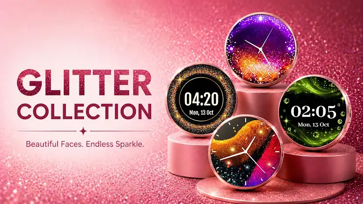 Glitter Watchfaces for Wear OS screenshot 8
