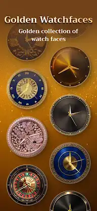 Gold Watchfaces for Smartwatch screenshot 1