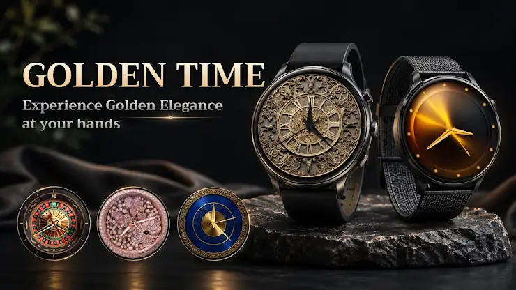 Gold Watchfaces for Smartwatch screenshot 8