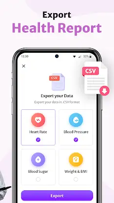 Heart Rate, BP & Sugar App screenshot 6