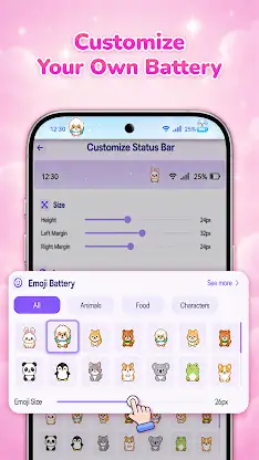 Emoji Battery & Status Bar screenshot 5