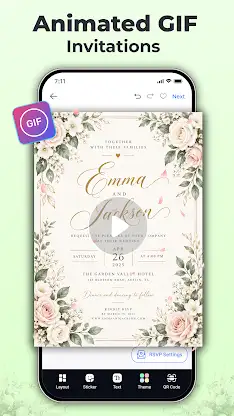 Wedding Invitation Maker: RSVP screenshot 4