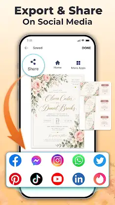 Wedding Invitation Maker: RSVP screenshot 8