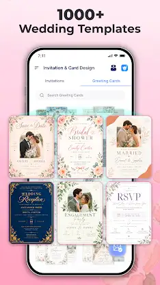 Wedding Invitation Maker: RSVP screenshot 1