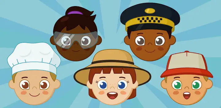 Learn by Play: Kid Professions — Android game banner