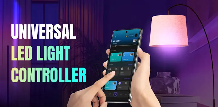 Hue Smart Led Light Controller — Android app banner