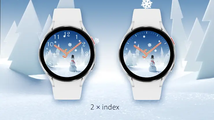 Christmas Snowman Watch Face screenshot 4