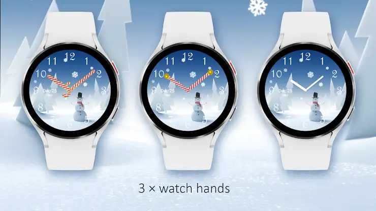 Christmas Snowman Watch Face screenshot 3