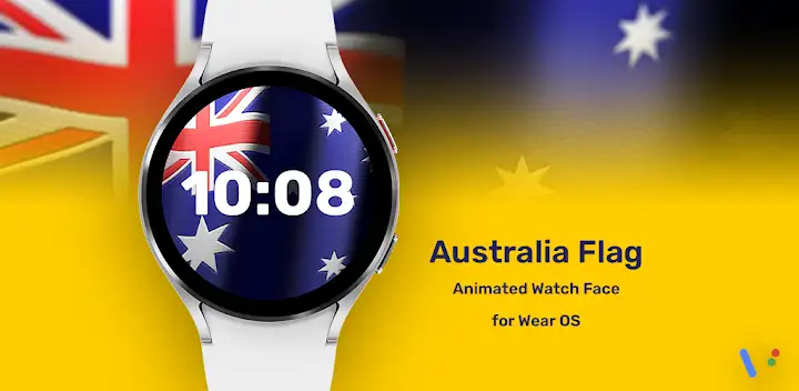 Australia Flag Watch Face — Android app banner