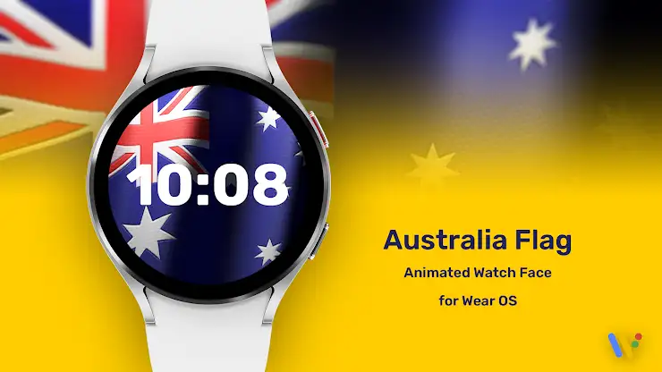 Australia Flag Watch Face screenshot 1