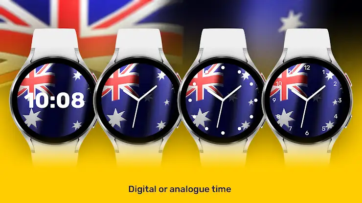 Australia Flag Watch Face screenshot 3