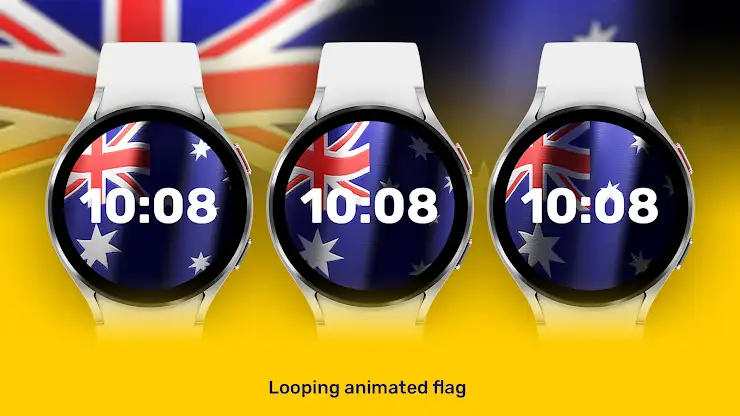 Australia Flag Watch Face screenshot 2