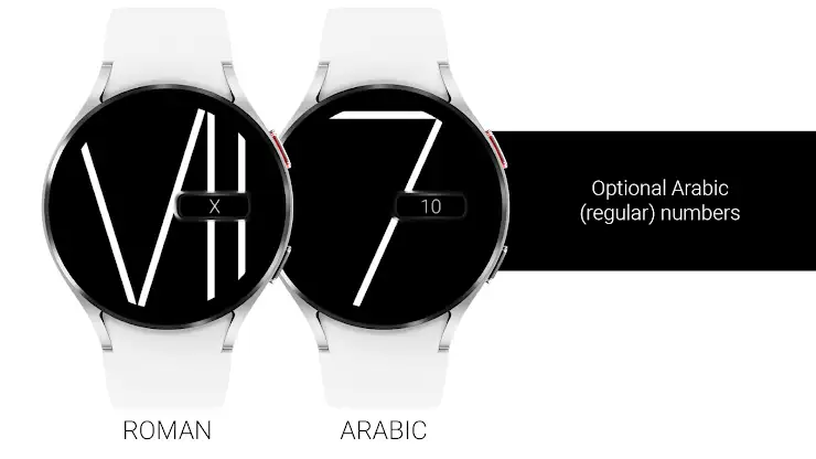 Modern Roman Watch Face screenshot 3