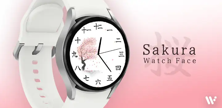 Sakura Watch Face — Android app banner