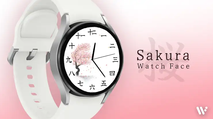 Sakura Watch Face screenshot 1