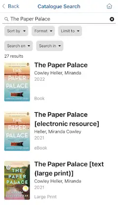 Clare County Library screenshot 3