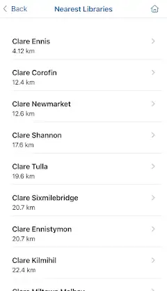 Clare County Library screenshot 5