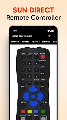 Sun Direct Remote Controller screenshot 1