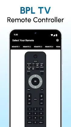 BPL TV Remote Controller screenshot 1