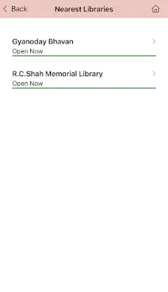 Parul University Library screenshot 2