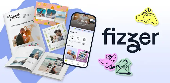 Fizzer – Photo Postcard — Android app banner
