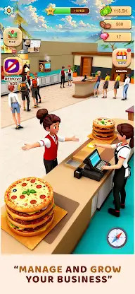 My Pizza Cafe Simulation Game screenshot 2