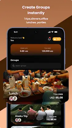 iSplit: Split Bills & Expenses screenshot 1