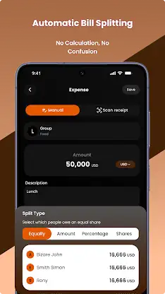 iSplit: Split Bills & Expenses screenshot 3