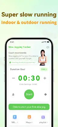Slow Jogging Tracker &Timer screenshot 2