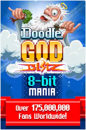 Doodle God: 8-bit Mania Blitz screenshot 1