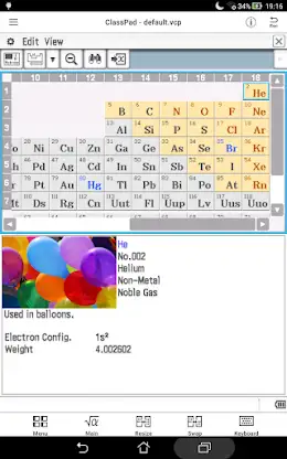 CASIO ClassPad screenshot 5