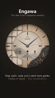 Engawa Japanese Watch Face screenshot 3