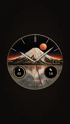 Fuji Dawn Japanese Watch Face screenshot 4